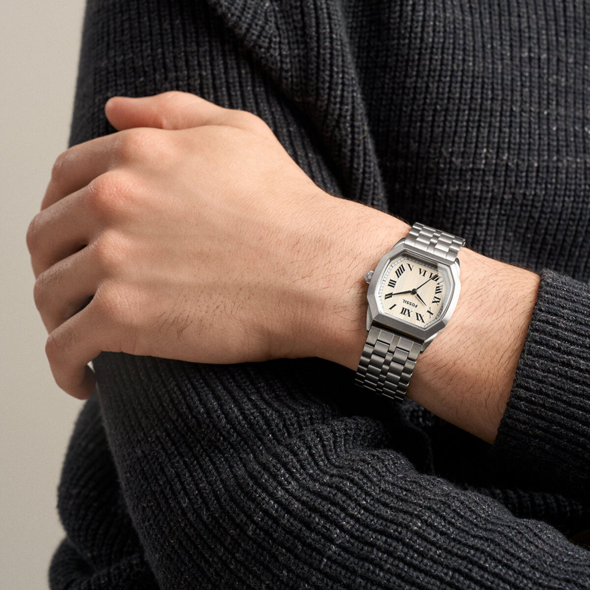 Montre Analogique HARLOW argenté blanc argenté, FOSSIL