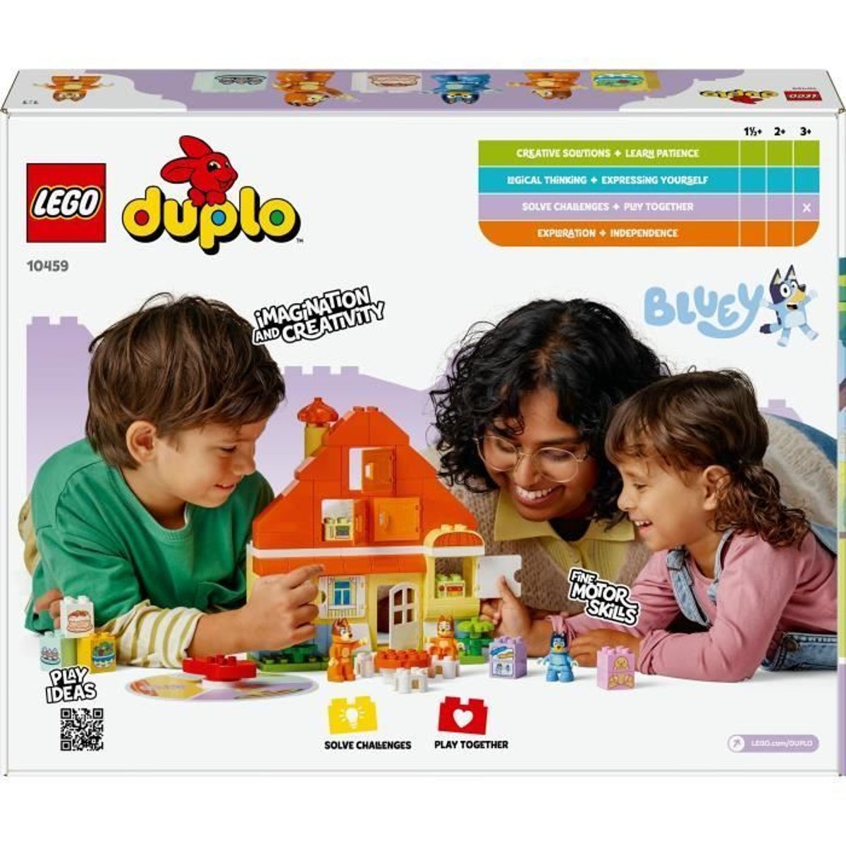 LEGO Bluey - Maison de Famille et Jeu de Mémoire - 10459 pour Enfants couleur unique, LEGO