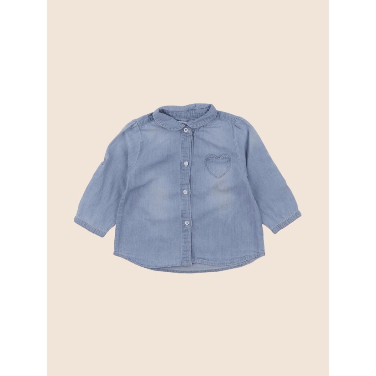 Chemise - Bon état bleu, VERTBAUDET