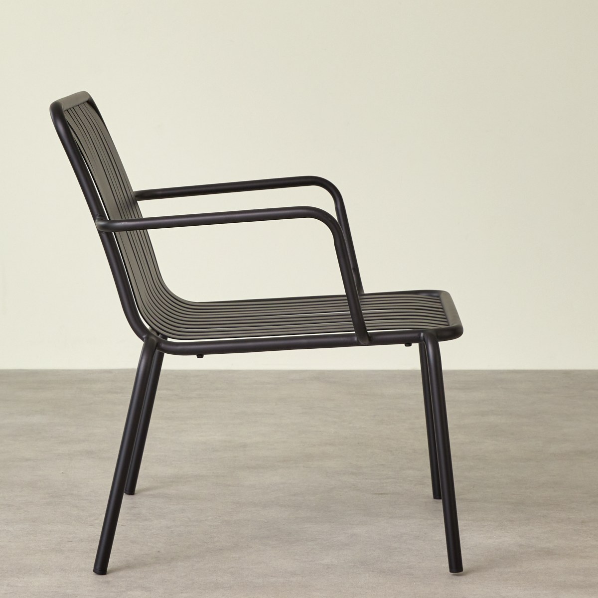 Fauteuil de jardin, GABY noir, TIKAMOON