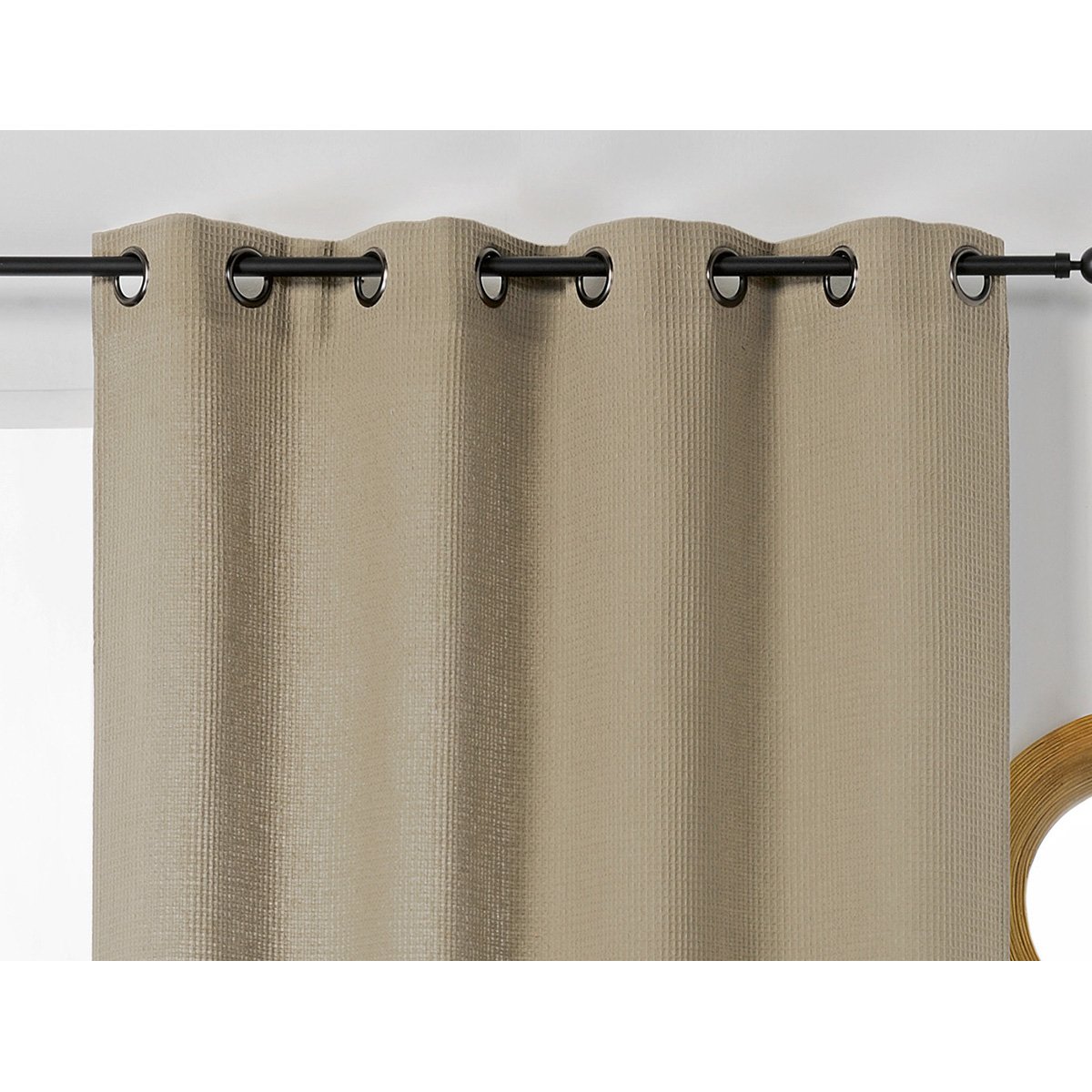 Rideau en nid d'abeille taupe, LINDER