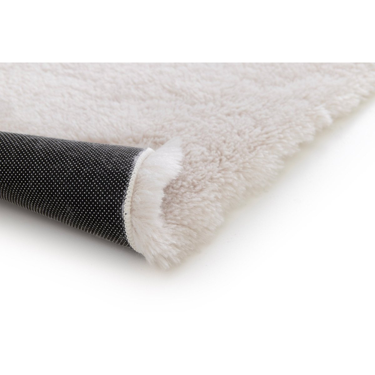 Tapis shaggy ultra-doux effet laine NUKKA beige sable, AFK LIVING