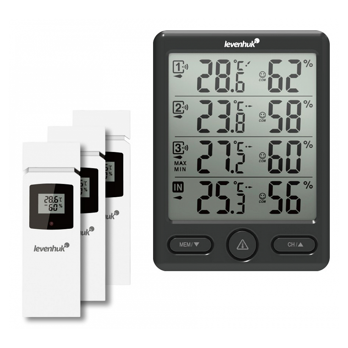 Station météorologique Wezzer plus LP20 couleur unique, LEVENHUK