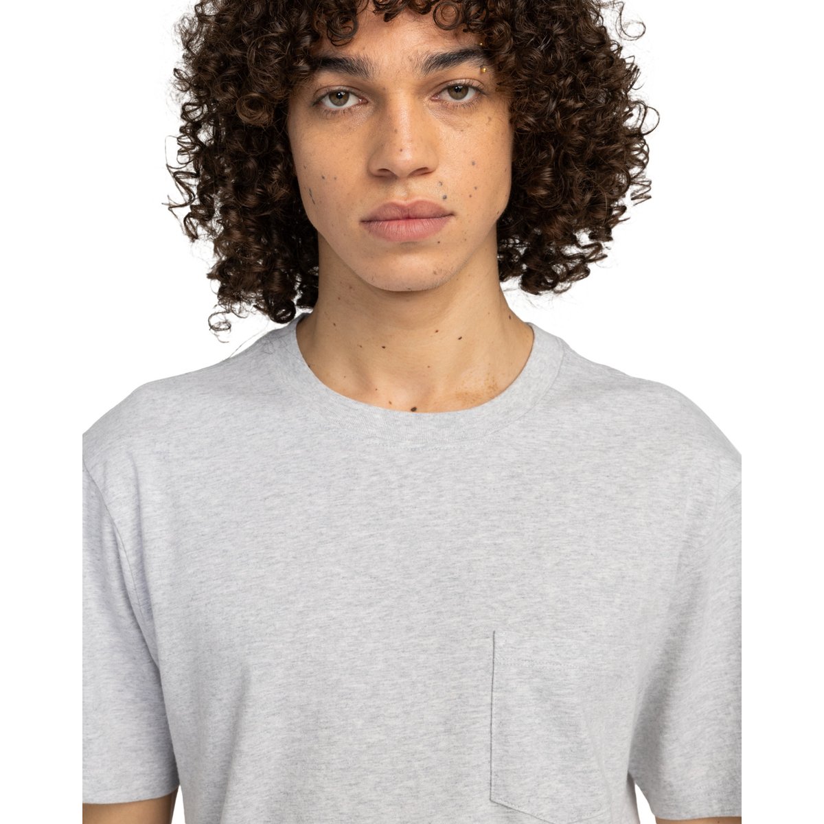 T-shirt à manches courtes à poche ICON gris mid grey heather, ELEMENT