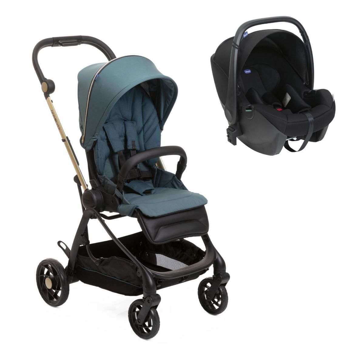 Pack duo One4ever Pirate Black - Chicco green gem, CHICCO