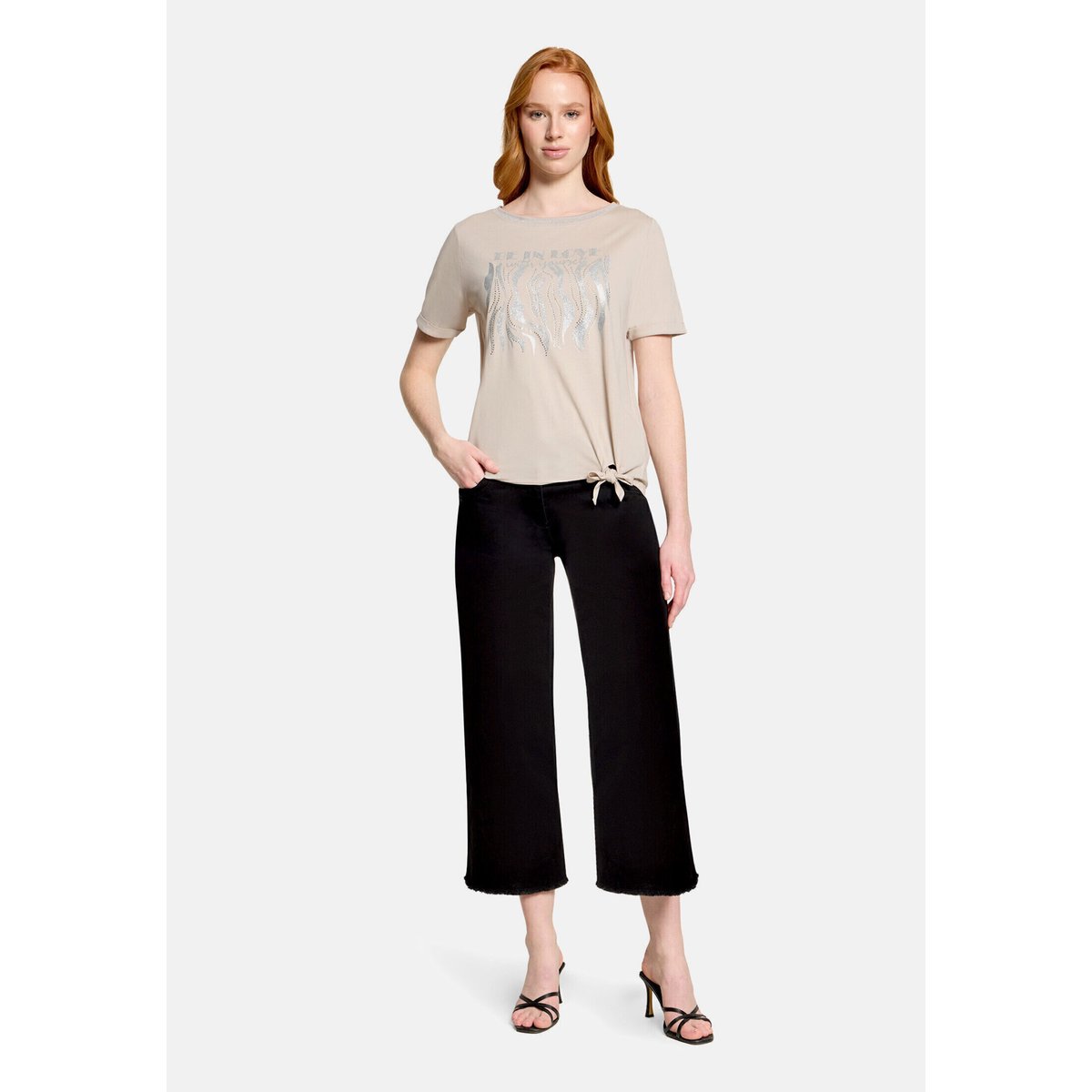 Haut casual à nœud chateau gray, BETTY BARCLAY