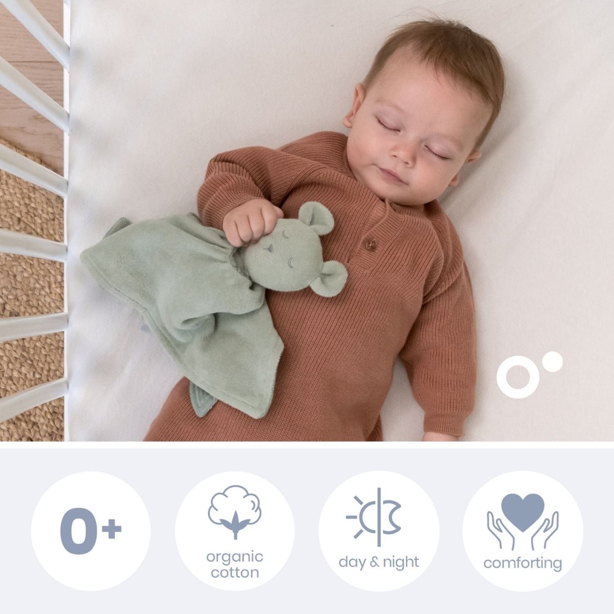 Doudou bébé You&Me vert, BABYMOOV