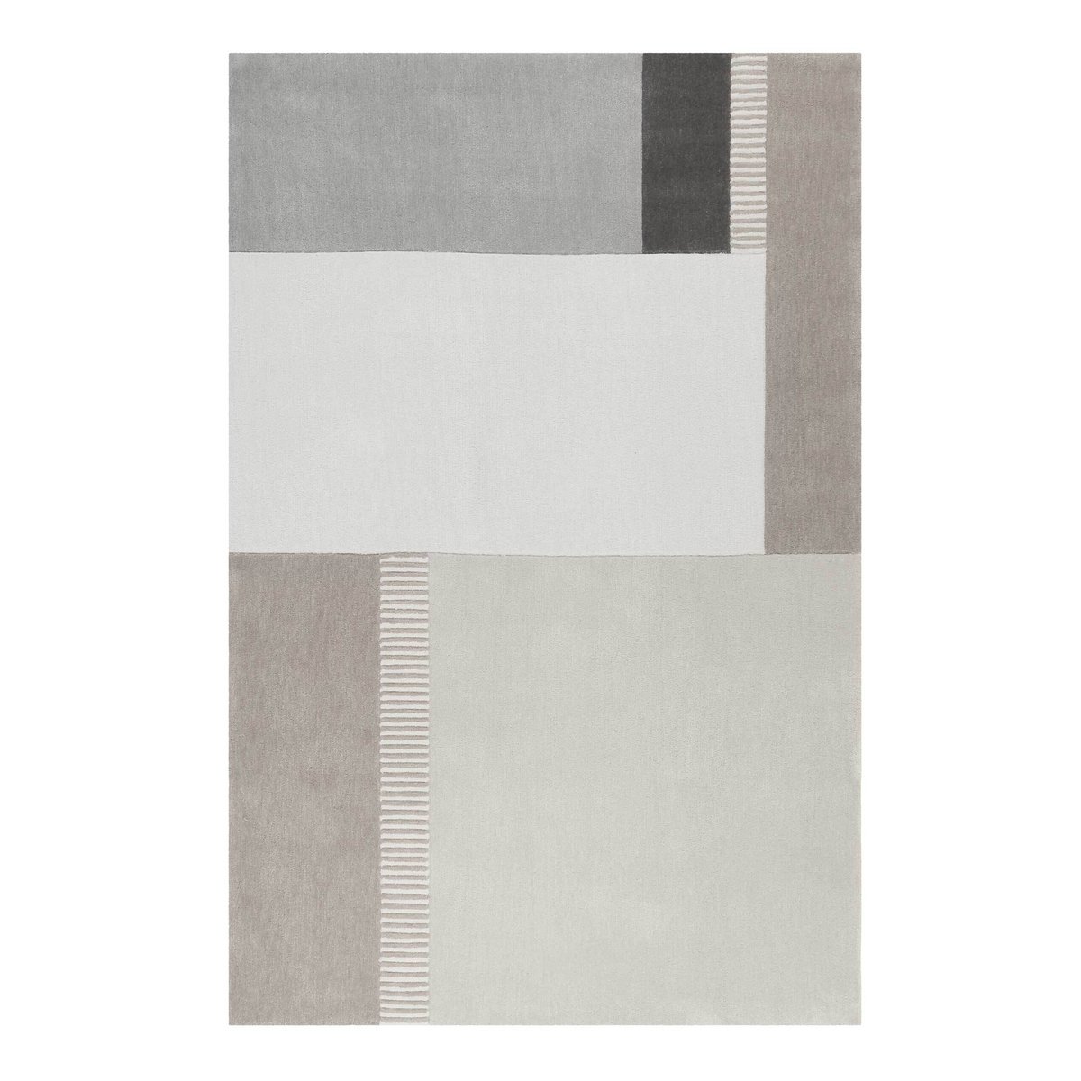 Tapis tufté, motif géométrique en relief , SIMON'S TOWN beige, ESPRIT