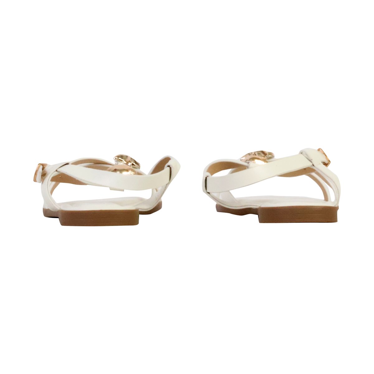 Sandales à Brides blanc, ENZA NUCCI