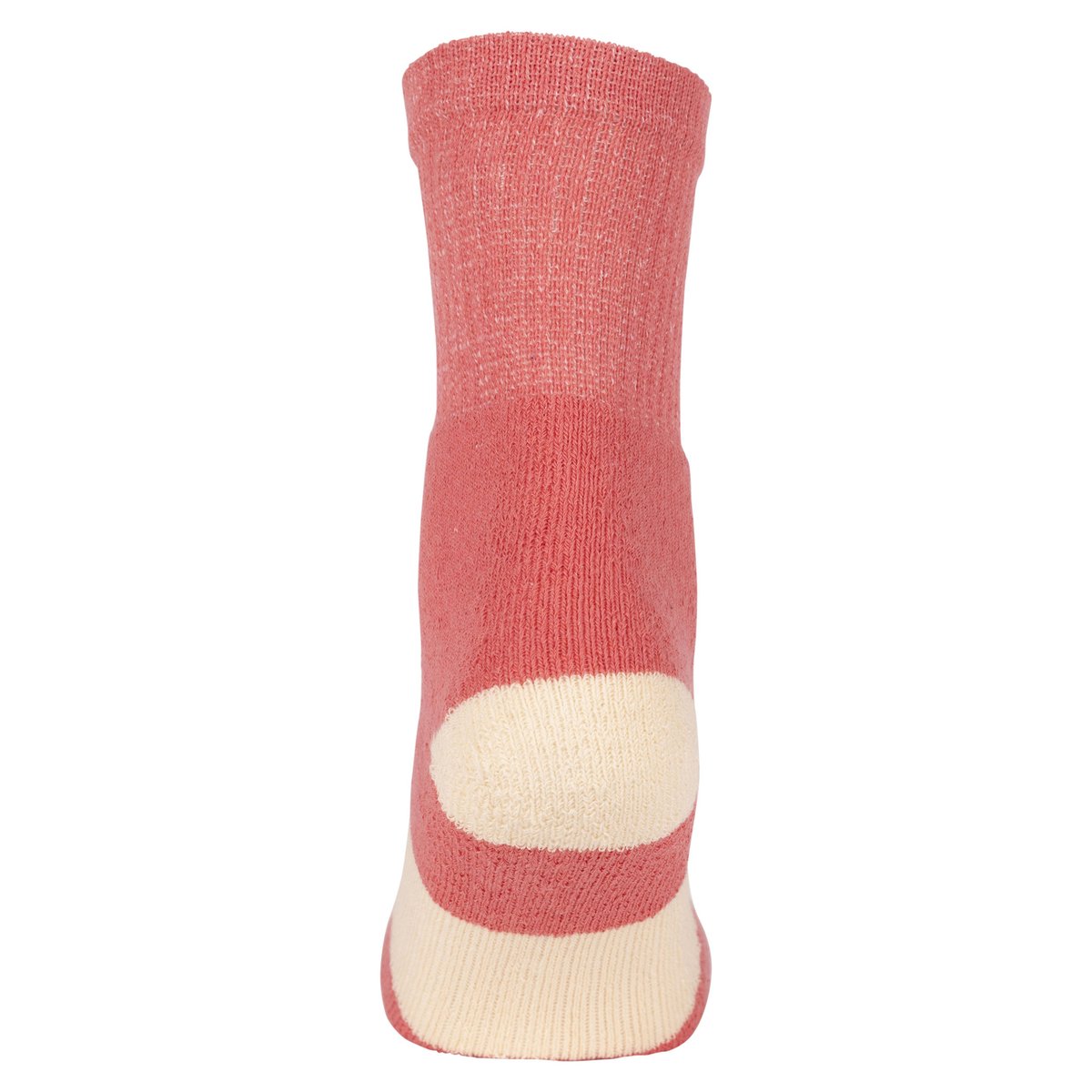 Lot de 5 paires de chaussettes mi-hautes bicolores WENDALL bleu indigo / gris chiné / rose, TRESPASS