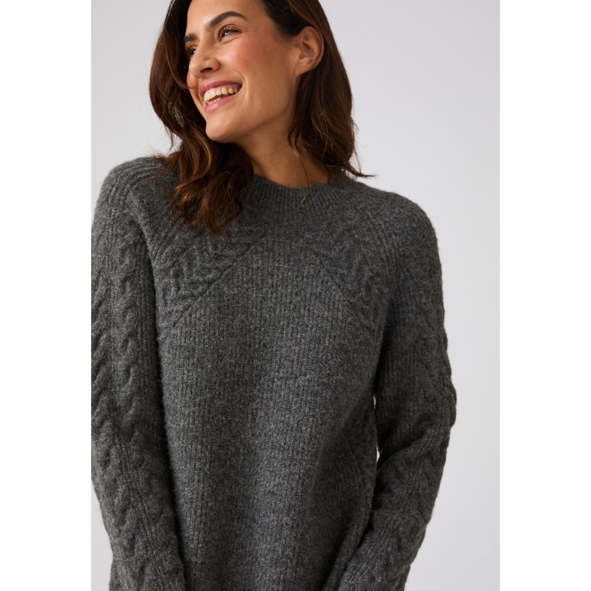 Robe-pull Thermolactyl gris chiné, DAMART