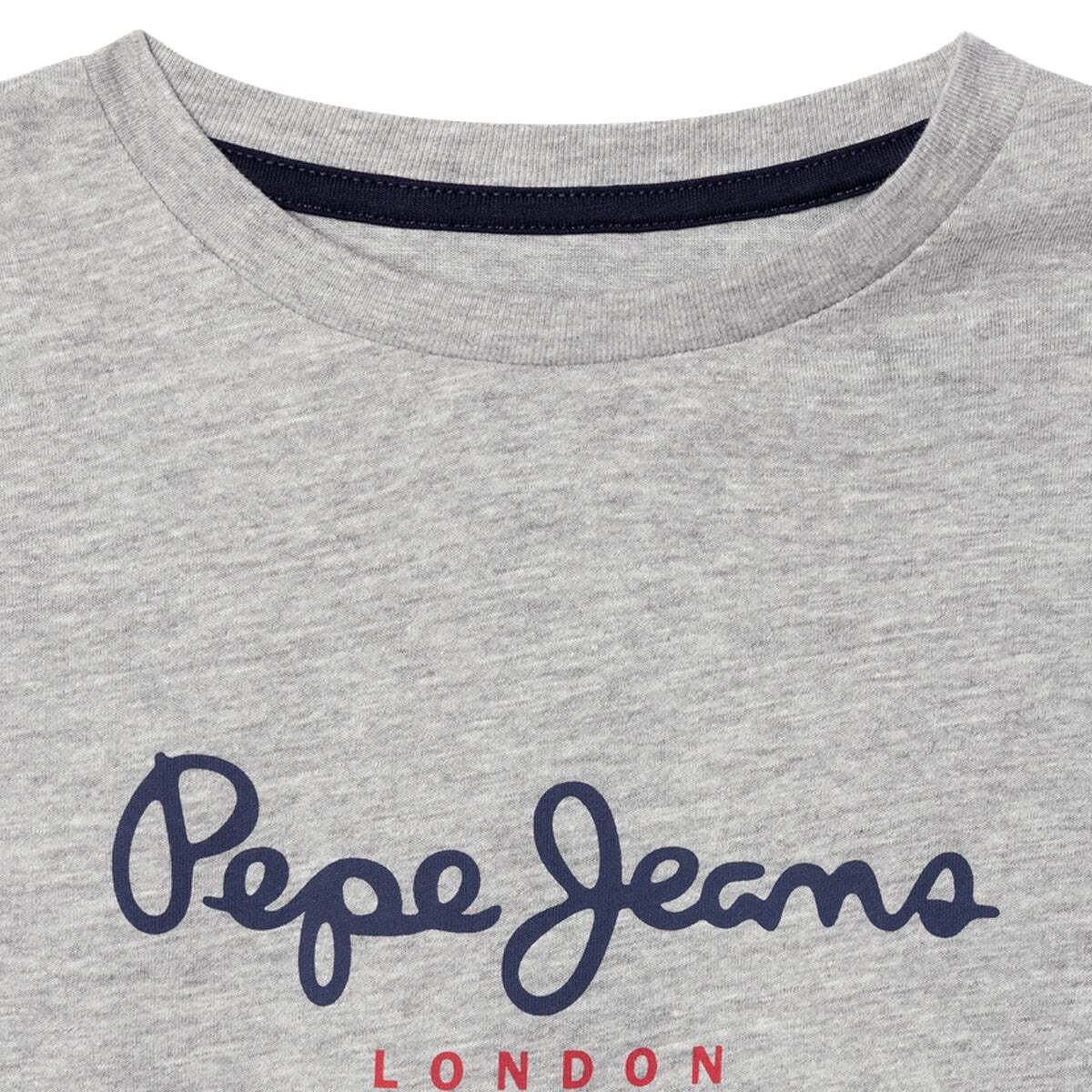 T-Shirt Manches Longues Coupe Slim gris, PEPE JEANS