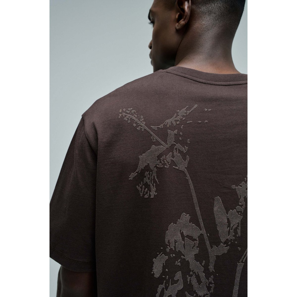 T-SHIRT AVEC IMPRIMÉ ET BRANDING marron, SALSA JEANS