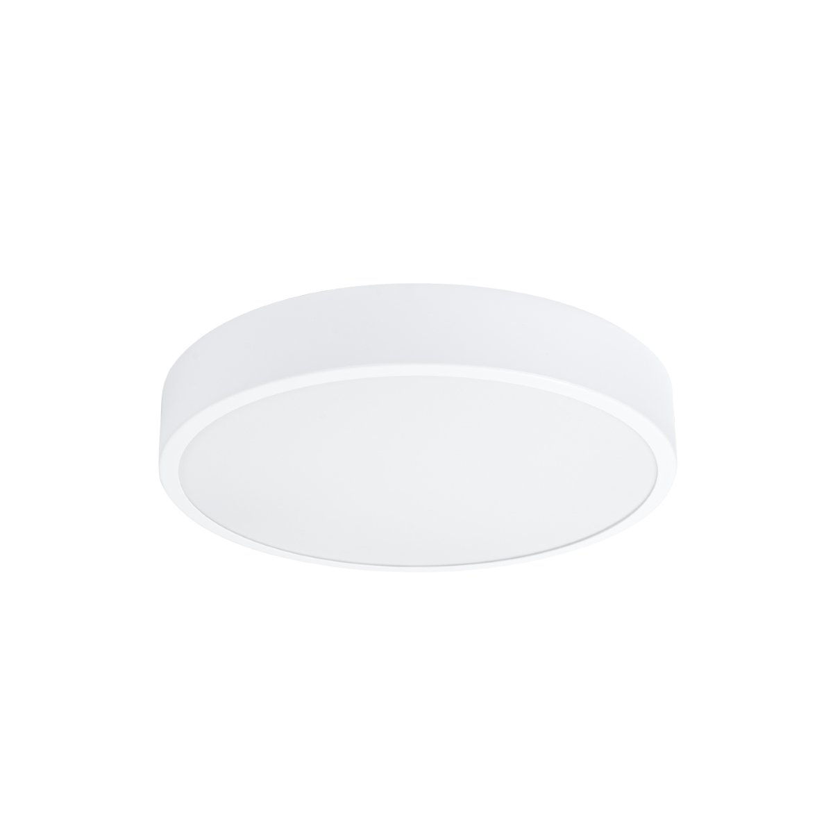 Plafonnier Aluminium Blanc LED 1 Onyx 40 blanc, EDEN