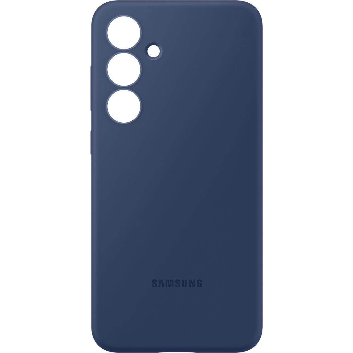 Coque Galaxy S24FE bleu silicone Bleu couleur unique, SAMSUNG