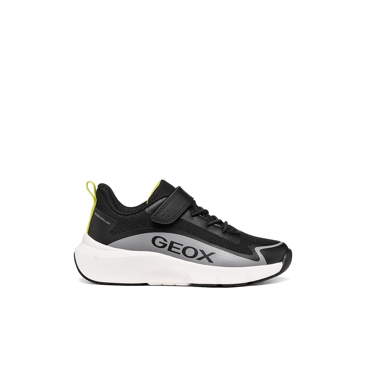 Kids Pro-Ran Breathable Trainers black/grey, GEOX