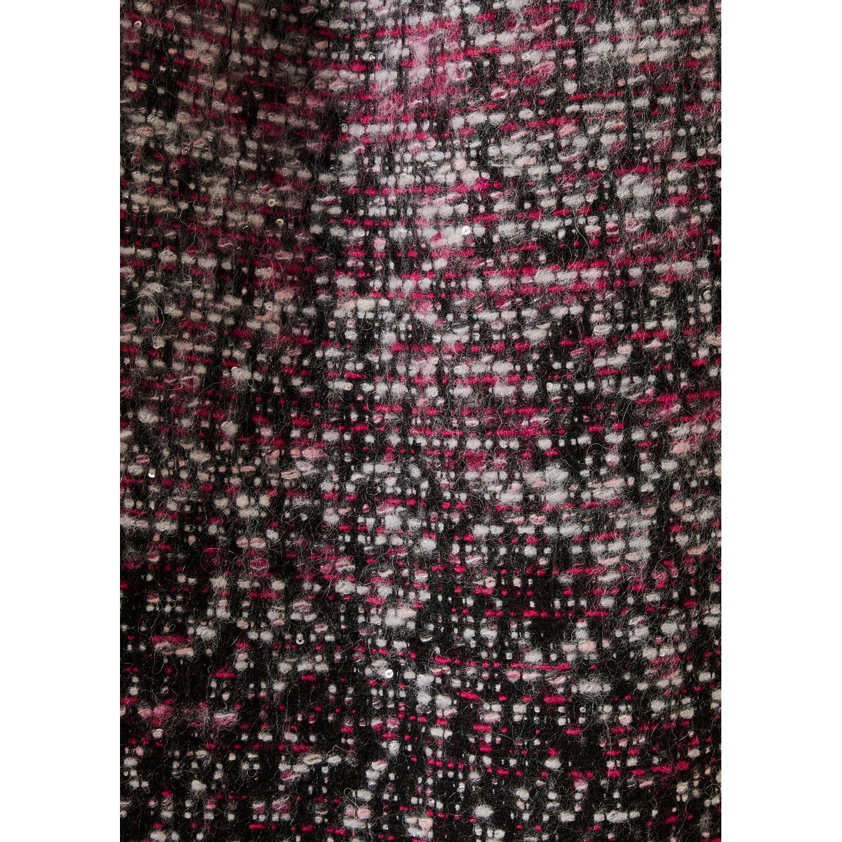 Écharpe tie & dye fil textile noir / bordeaux, LA FEE MARABOUTEE