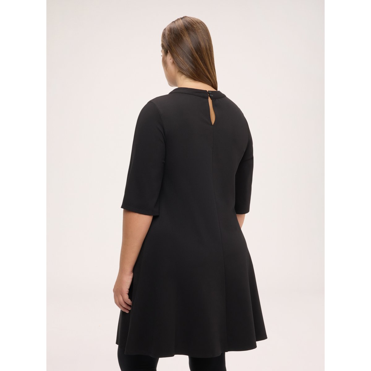 Robe évasée noir, FIORELLA RUBINO