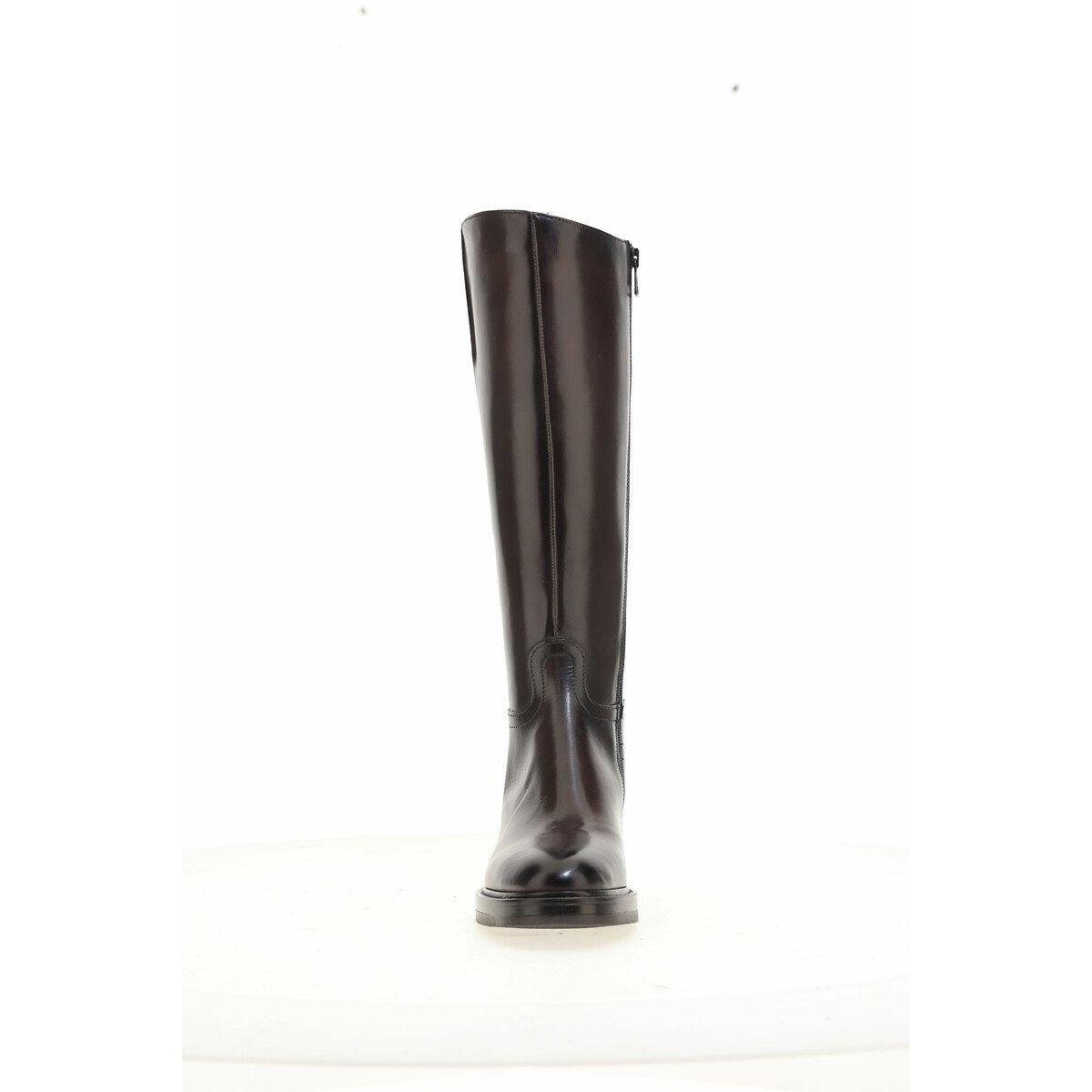 Stivali classici in pelle marrone scuro, MJUS