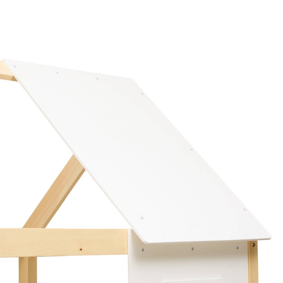 Lit superposé cabane pour enfant en pin BOSCO bois clair, ATMOSPHERA FOR KIDS