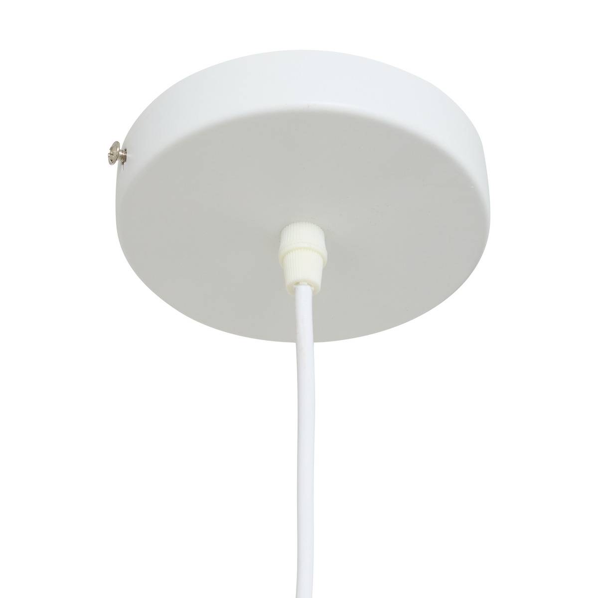 Suspension ronde en papier NIKA blanc, ATMOSPHERA