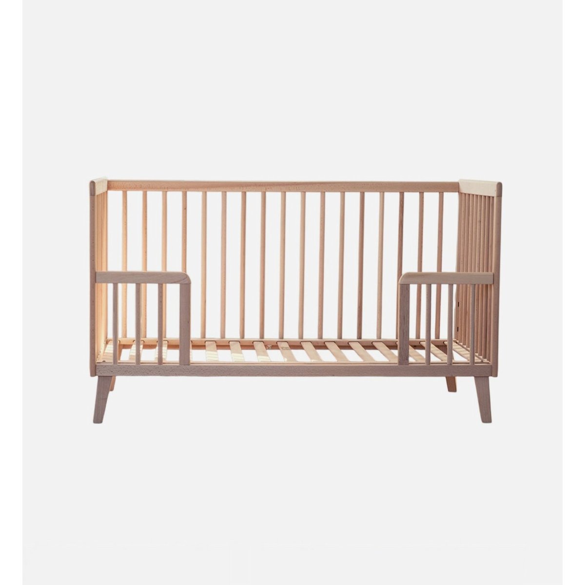 Lit bébé Evolutif TURIA hêtre, KADOLIS