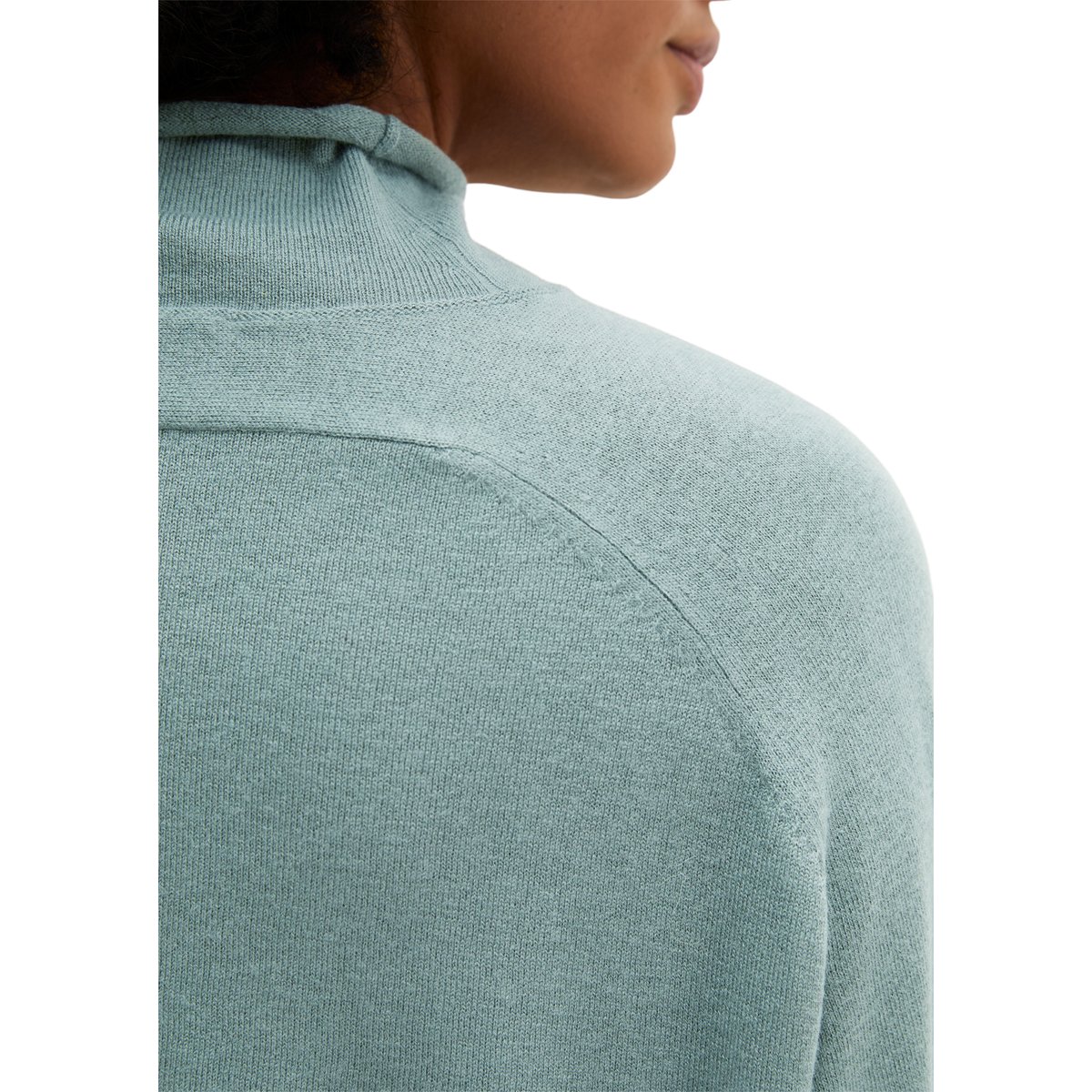 Pull coupe classique en mélange de laine vierge douce bleu clair, MARC O'POLO