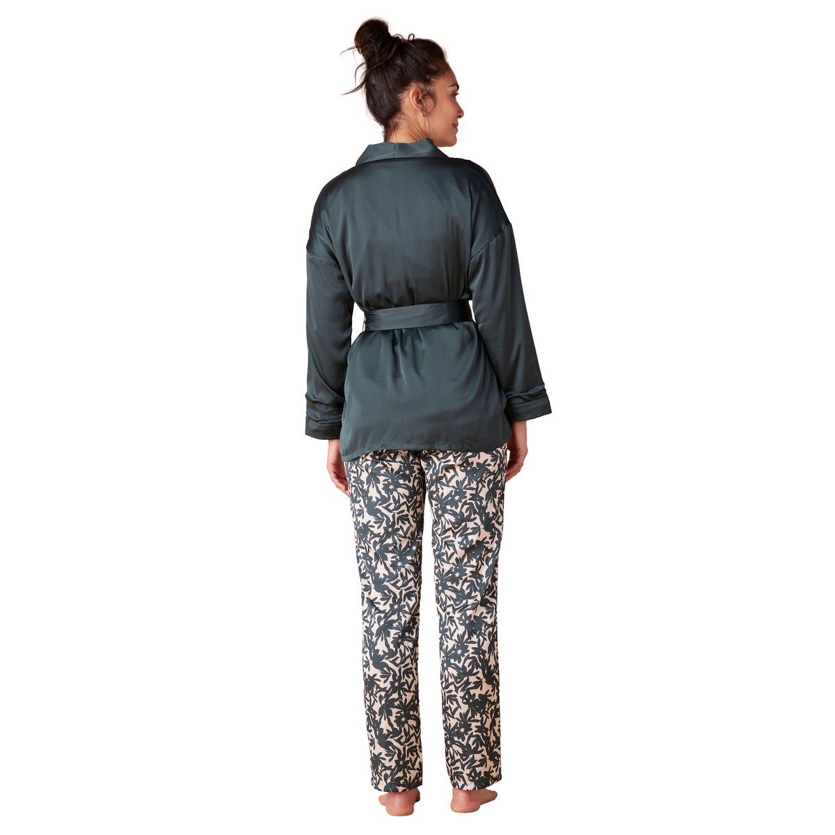 Ensemble 3 pièces homewear grossesse vert sapin, ENVIE DE FRAISE