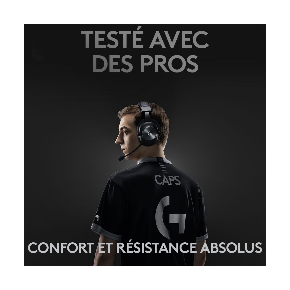Casque gamer G PRO X WIRELESS Lighspeed noir, LOGITECH