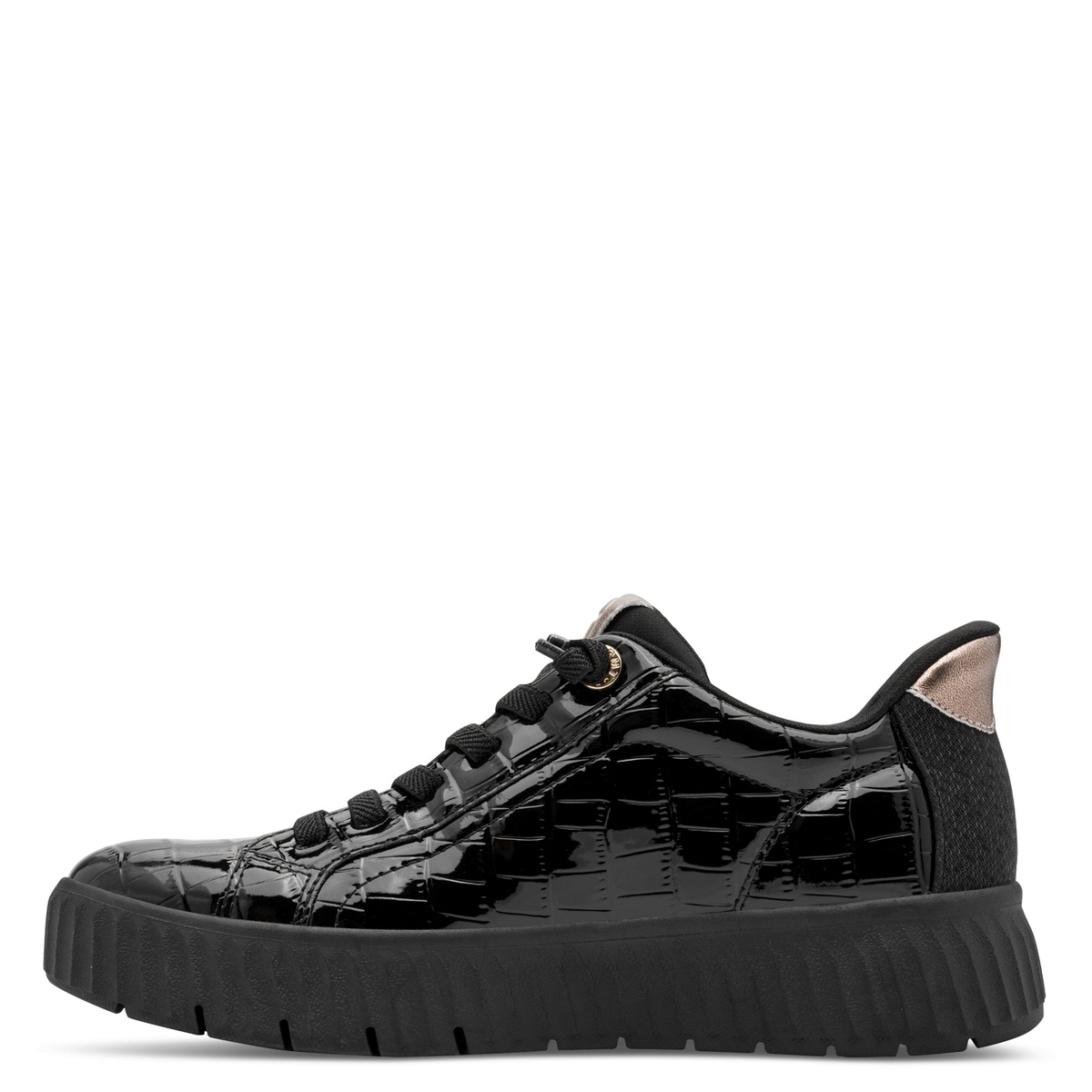 Basket coupe ample noir mat or, TAMARIS