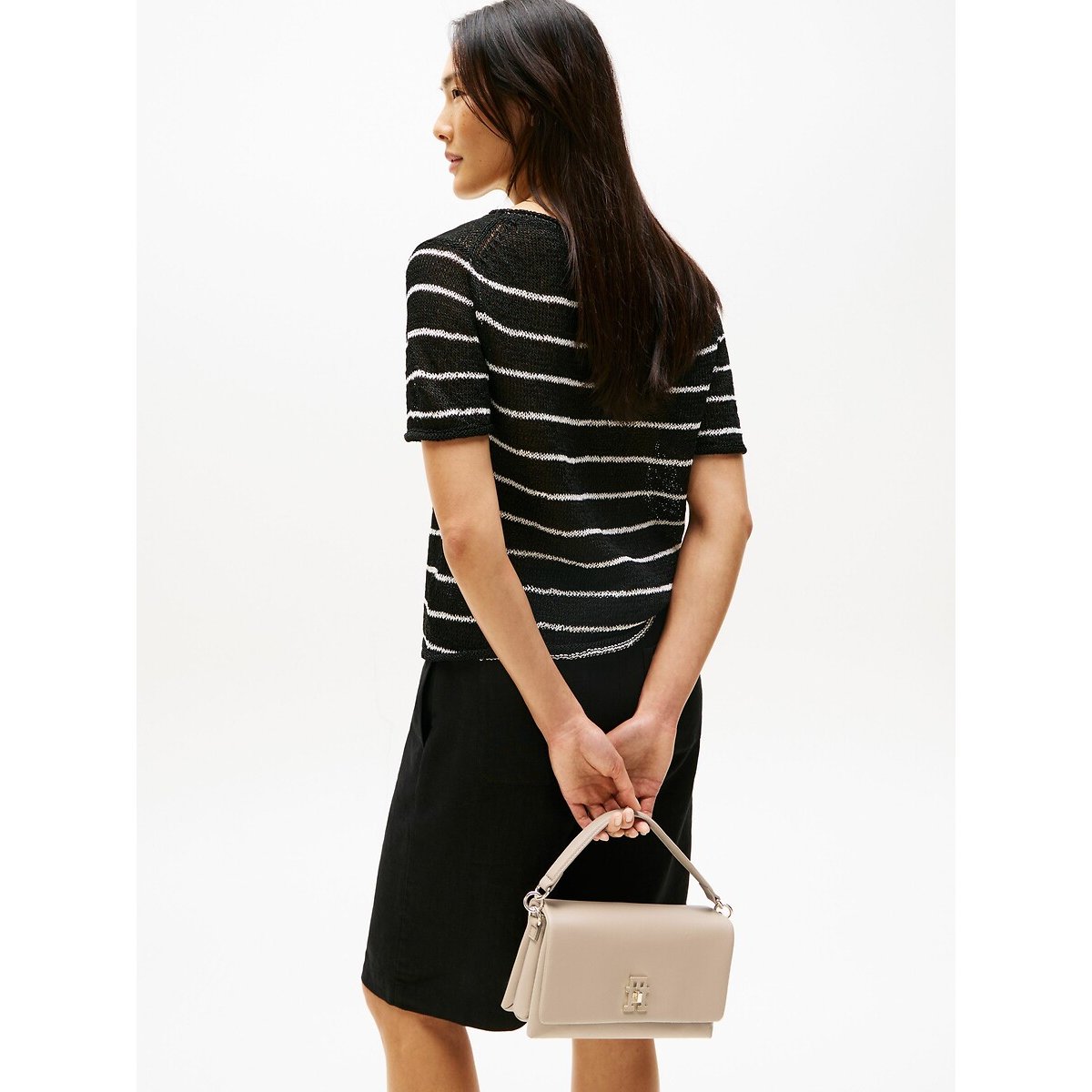 Sac à bandoulière et anse, MODERN beige, TOMMY HILFIGER