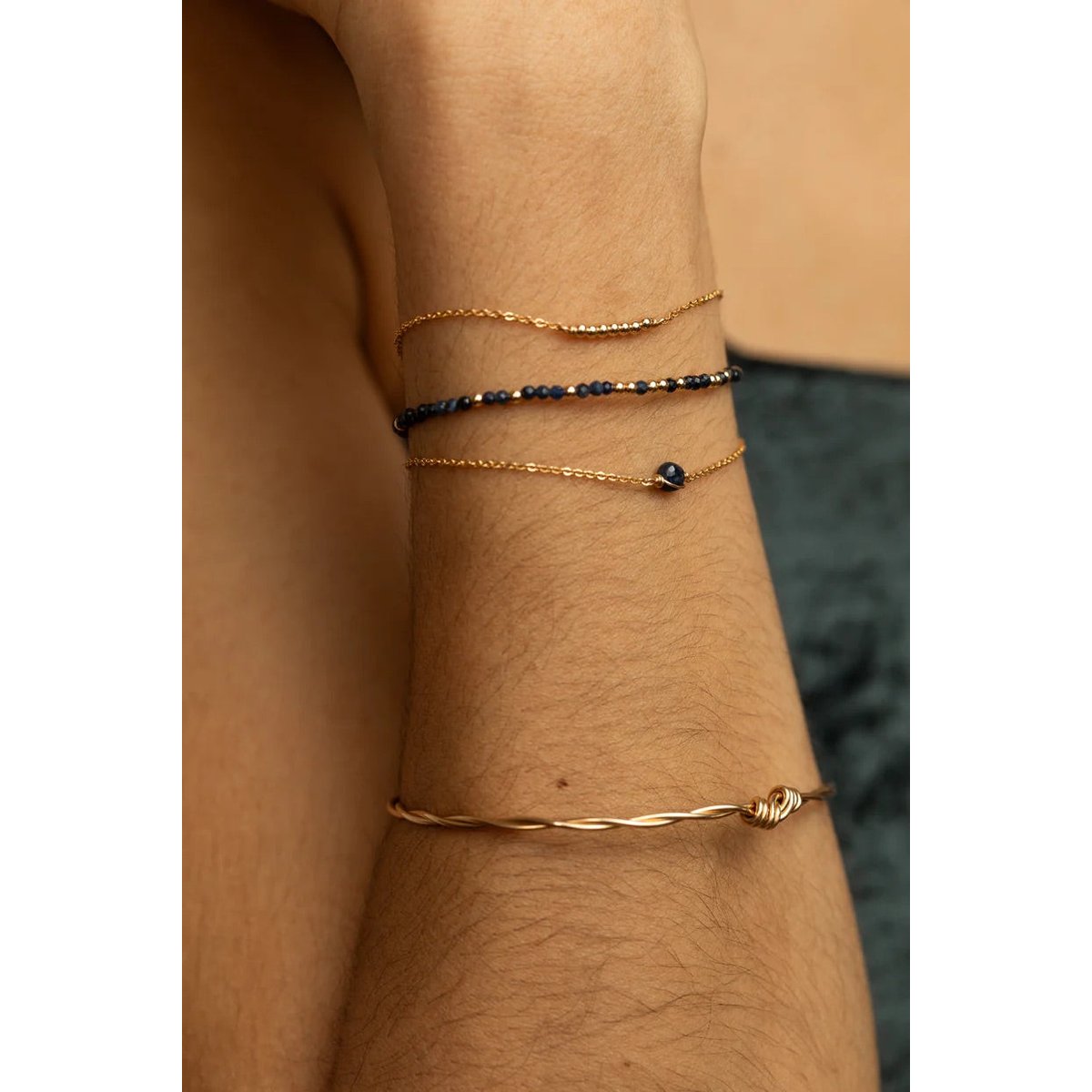 Bracelet Queen - Saphir saphir, YAY PARIS