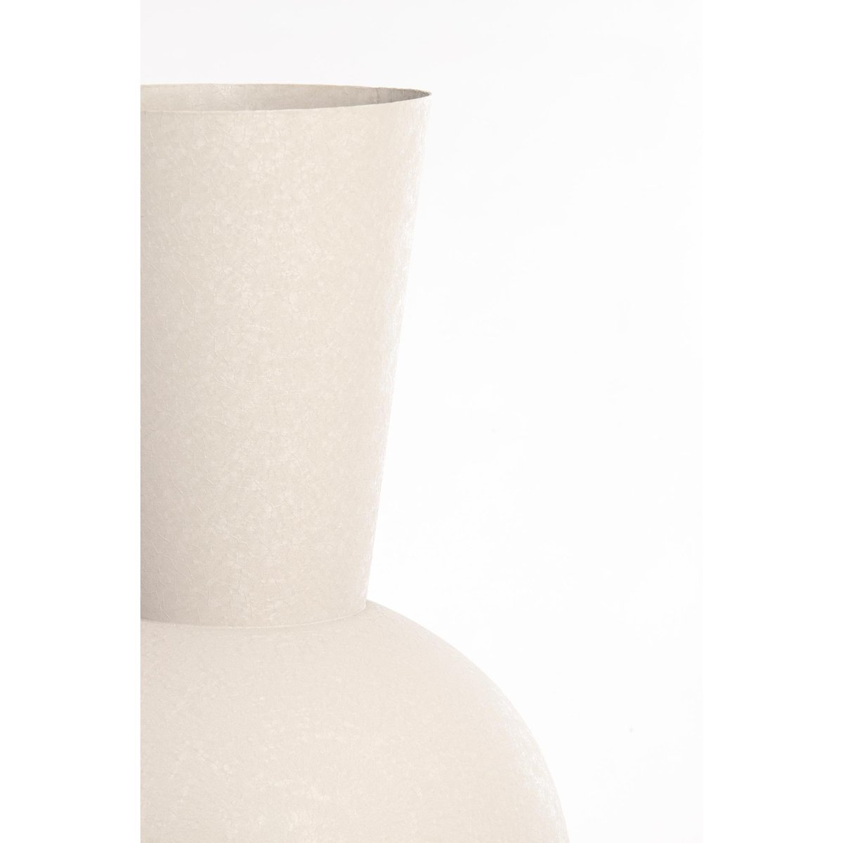 Vase Métal CHEDI gris clair, LIGHT & LIVING 