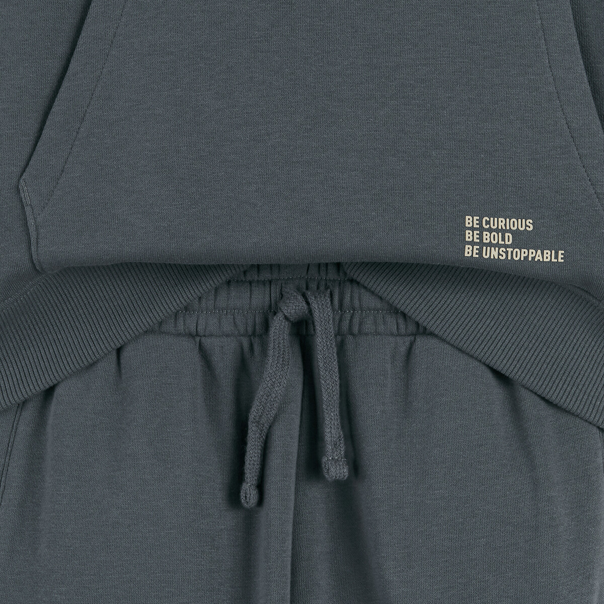 Ensemble sweat + pantalon gris anthracite, LA REDOUTE COLLECTIONS