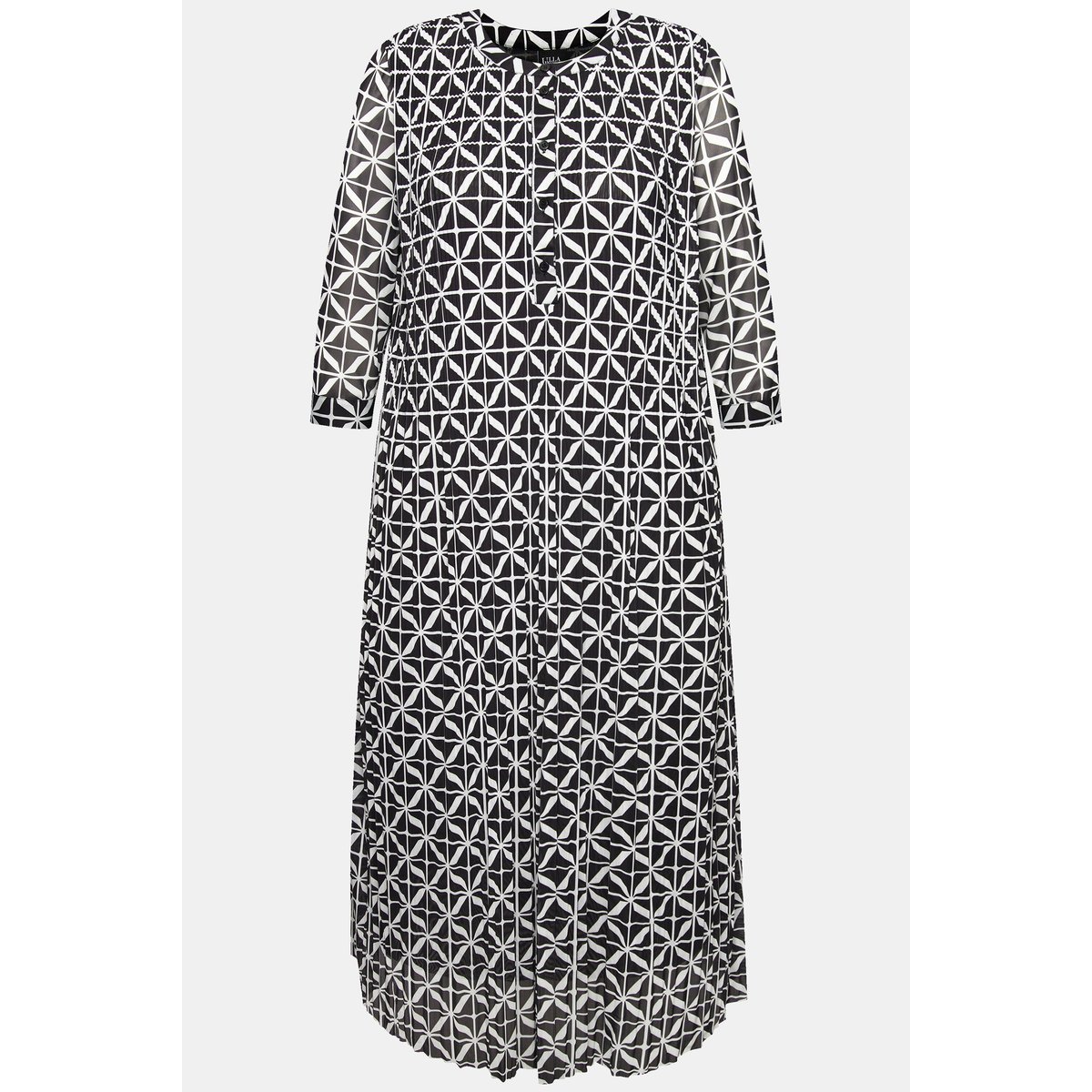 Robe maxi en mesh noir, ULLA POPKEN