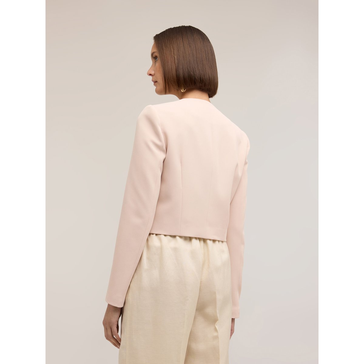 Veste spencer double boutonnage rosa cipria, MOTIVI