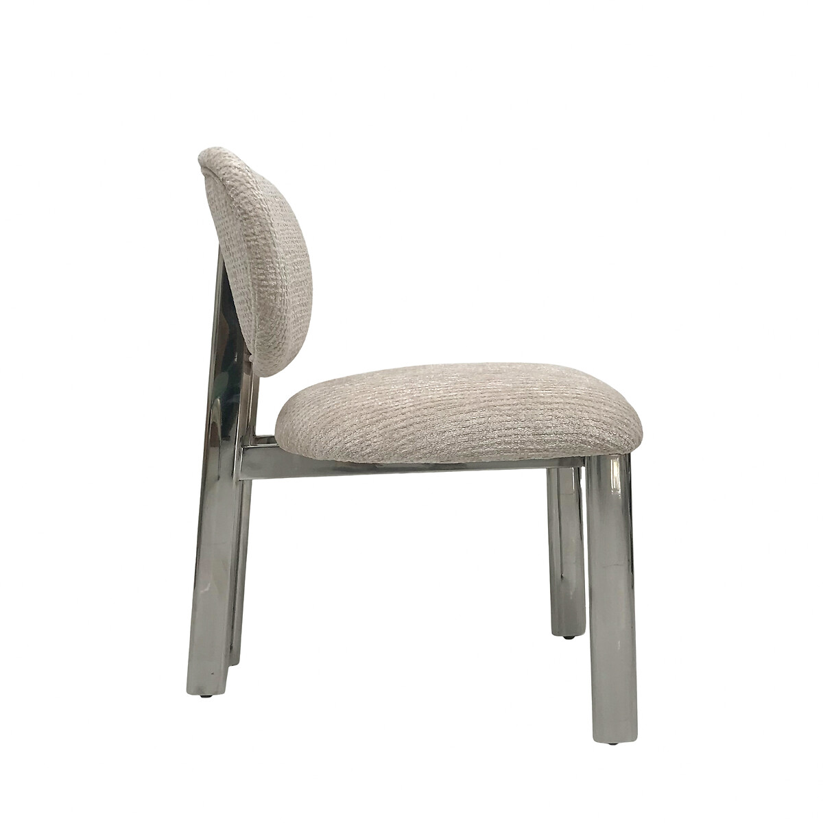 Awari Chenille Upholstered Dining Chair cream, ÉDITÉ