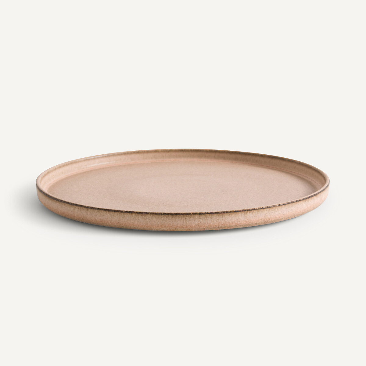 Set of 4 Gandra Stoneware Flat Plates sandy pink, AM.PM