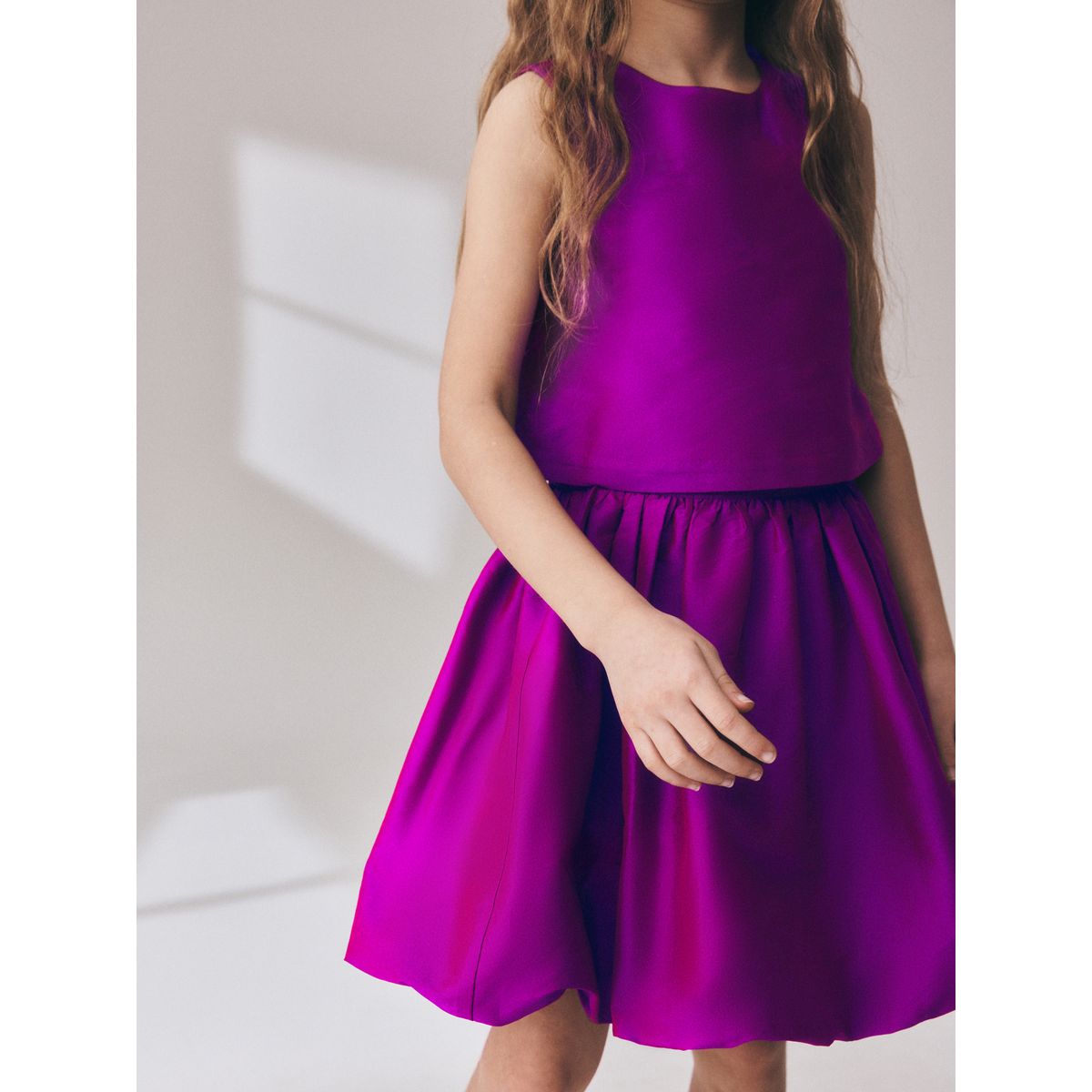 Ensemble jupe et haut rose magenta, NEXT