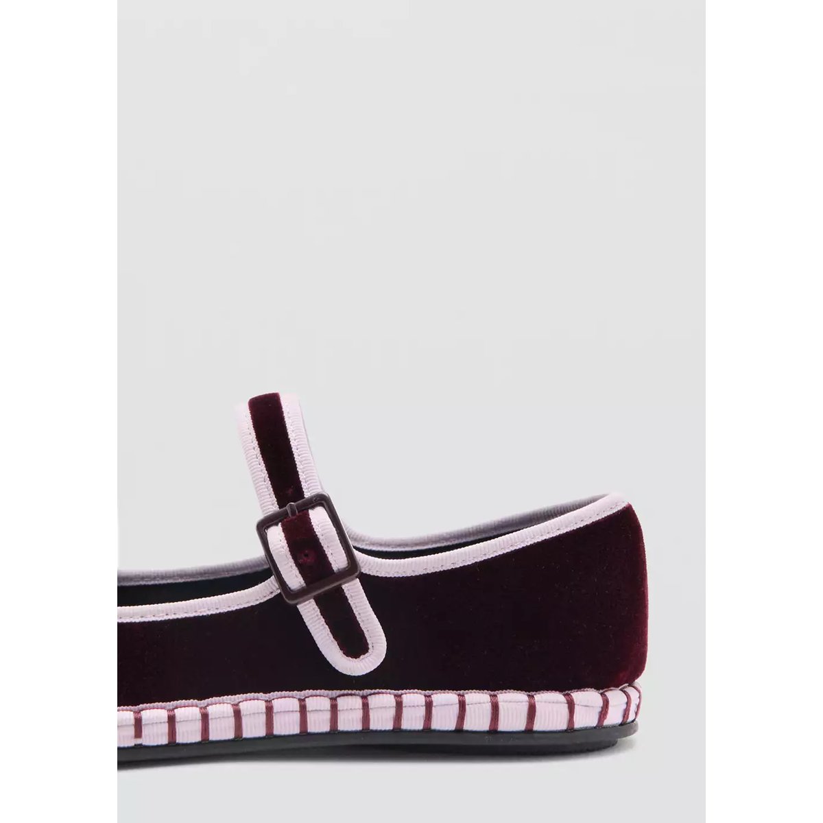 Ballerines velours bordeaux, MANGO KIDS
