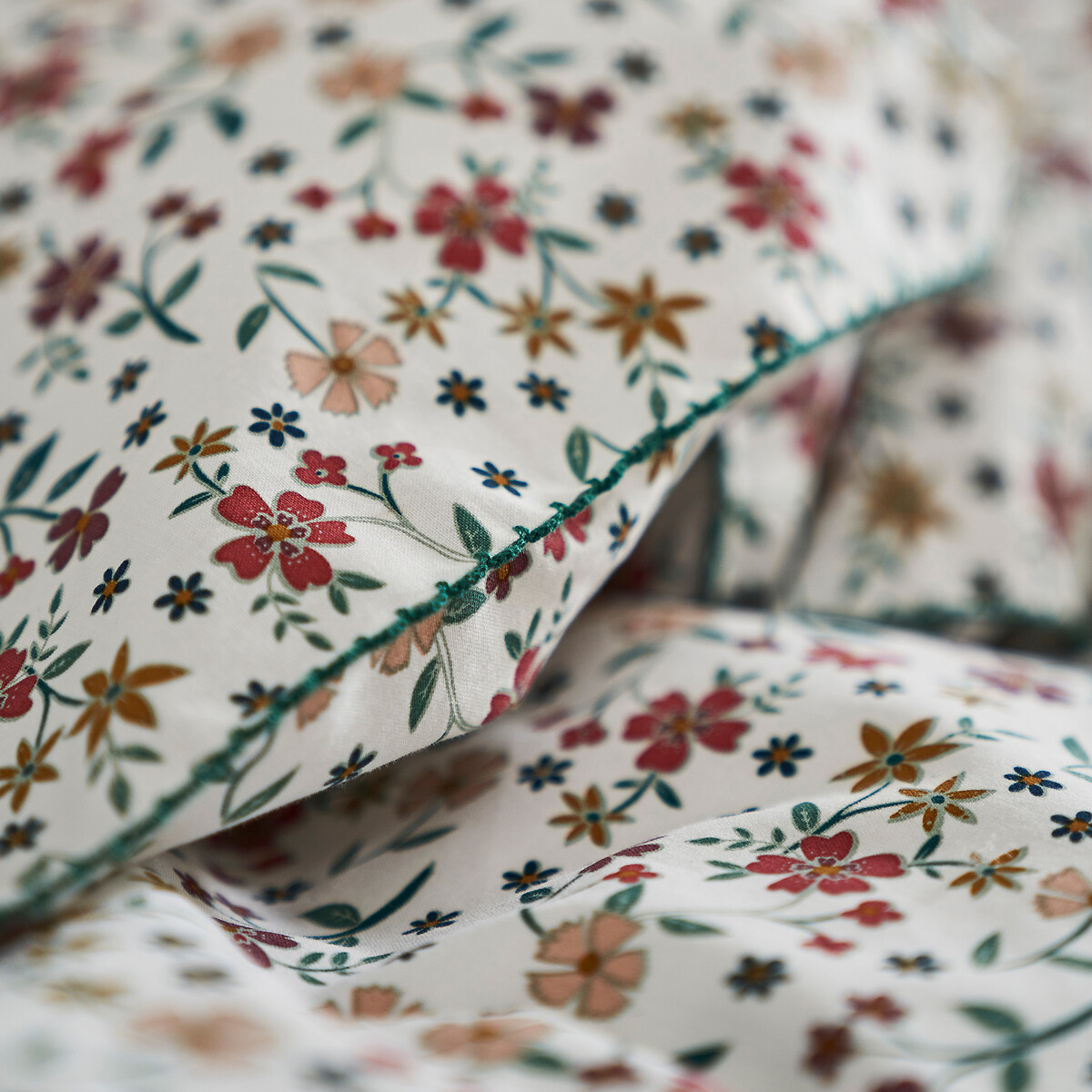 Housse de couette coton, Jane imprimé fleurs, LA REDOUTE INTERIEURS