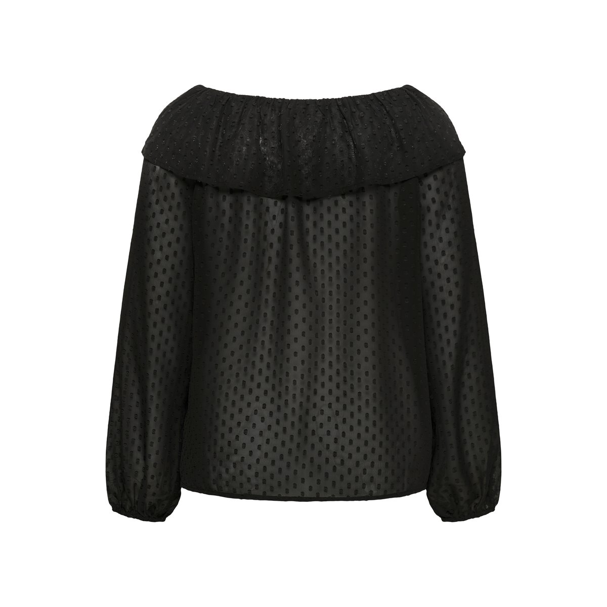 Blouse à manches longues noir black, KAFFE CURVE