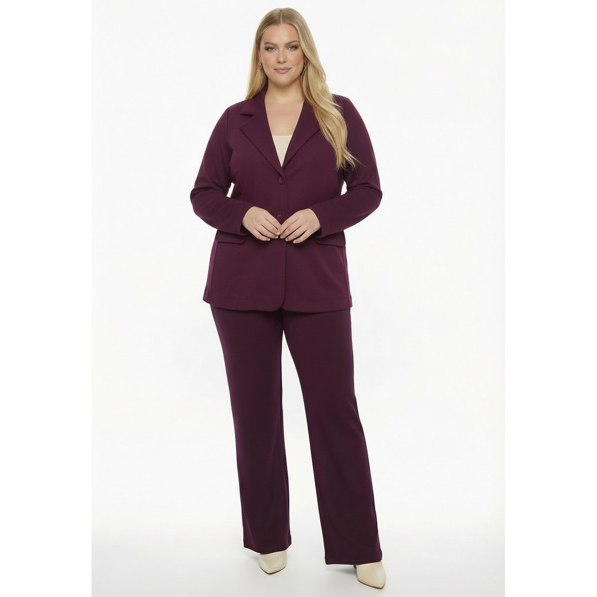 Pantalon Flare Fit violet, YOEK