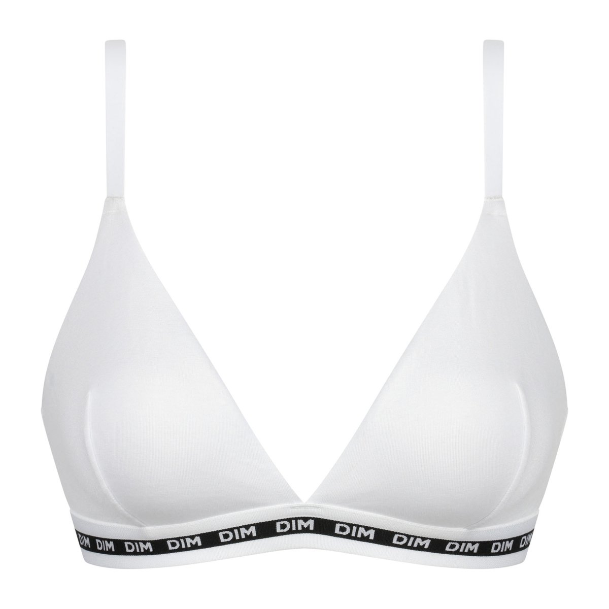 Soutien-gorge triangle sans armatures Icons Essentiel blanc, DIM