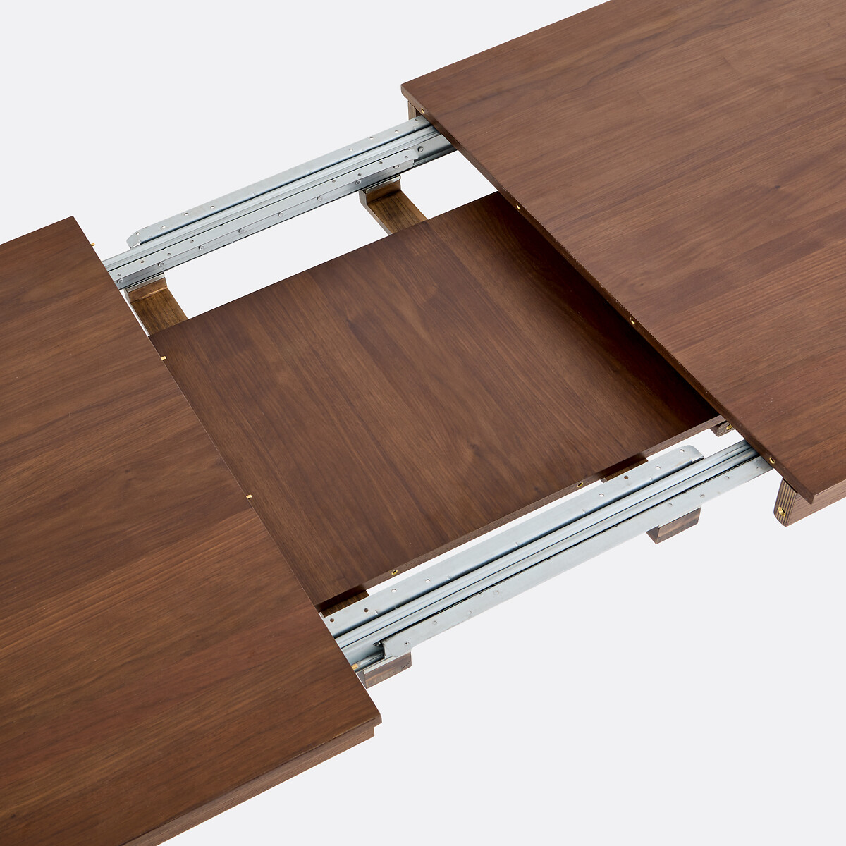 Table à manger, extensible, en plaqué noyer, 6 à 8 couverts, TALET coloris noyer, LA REDOUTE INTERIEURS