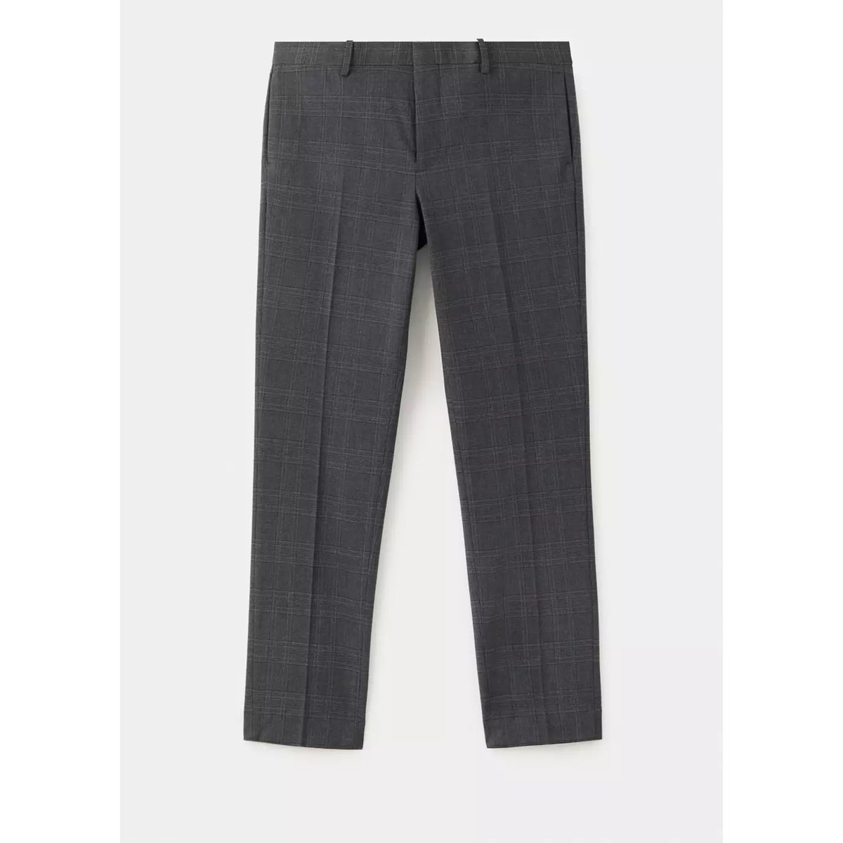 Pantalon costume Parí super slim-fit gris chiné foncé, MANGO MAN