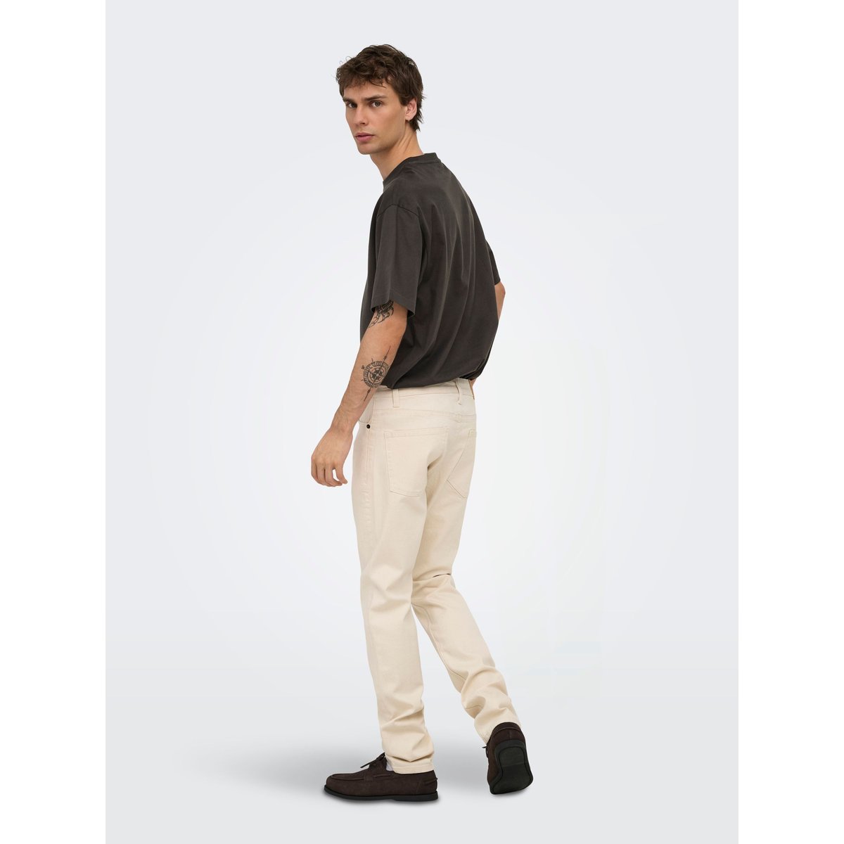 Jean Slim ecru, ONLY & SONS