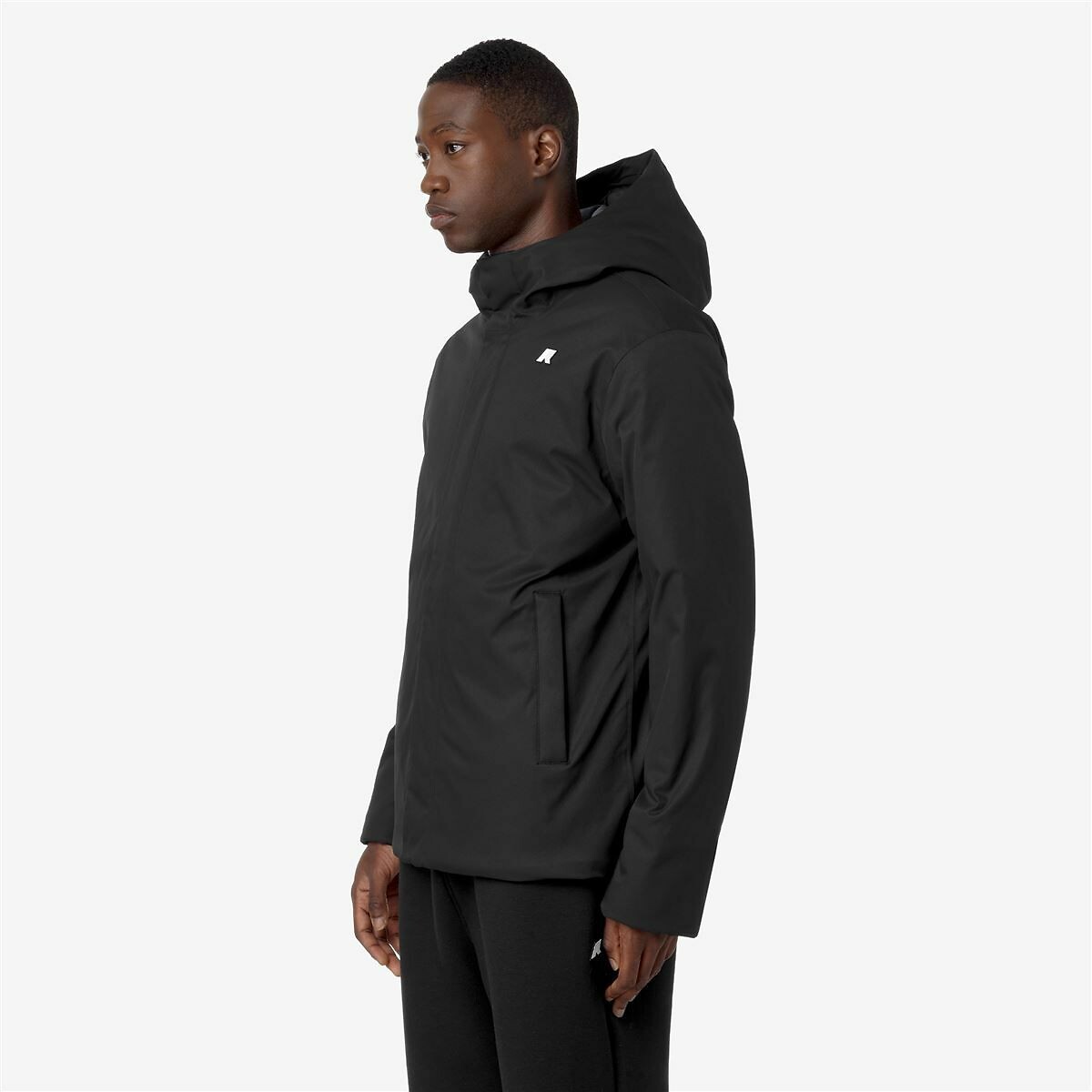 Parka Jacko twill Marmotta court noir, K-WAY