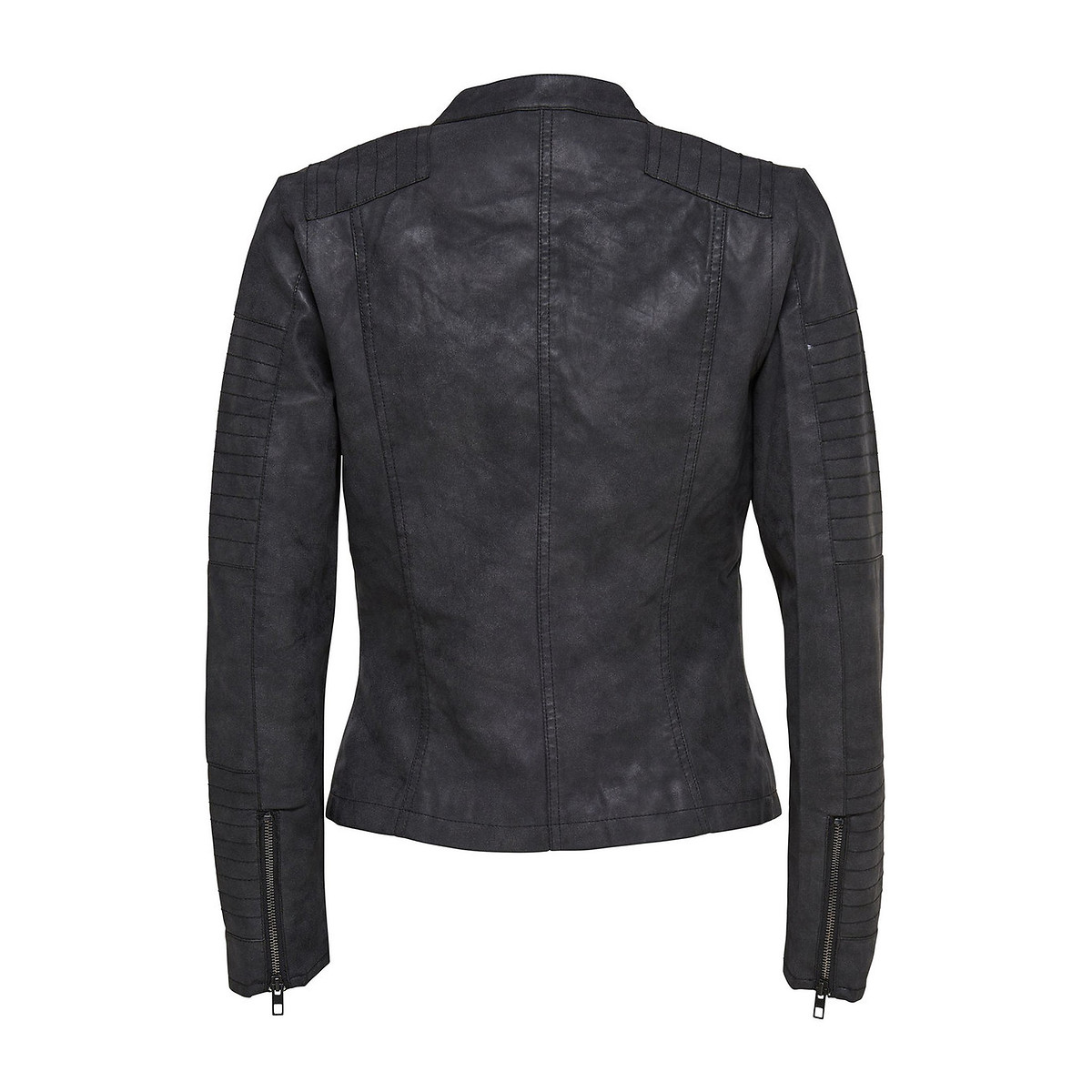 Blouson court fermeture zippée, mi-saison noir, ONLY