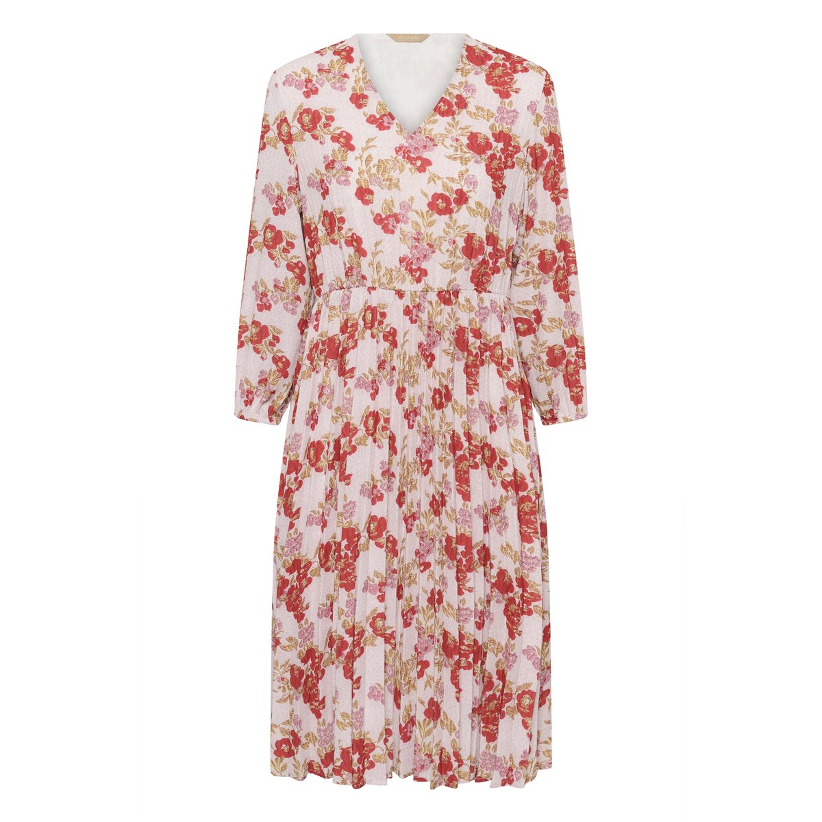 Robe rouge red floral, CULTURE
